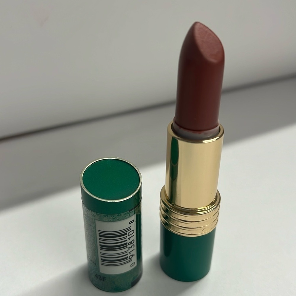 Revlon Woodsy Wine 43 Discontinued ORIGINAL Green Tube Lipstick - New Unused